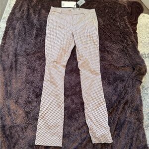 NAF NAF Pink and White Skinny Pants